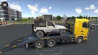 Tow Truck Vehicle Recovery Car #2 - Drive simulator 2 | Silver Jeep Car
