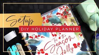 My DIY Holiday Planner Setup :: How To Make a Cover/Dividers/Pocket Folder :: Classic Happy Planner