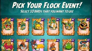 Scattered CVC CLAN BATTLE  | pick 10 birds | hat boosted fp | Angry birds 2 ab2 