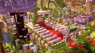 Minecraft 4K | How to Build a Wedding Venue | Tutorial