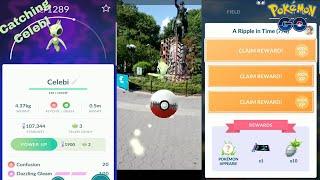 Pokemon Go A Ripple In Time Complete & Catching Celebi!