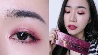 眼妝+心得║Urban Decay Naked Cherry眼影盤刷色+簡易眼妝！