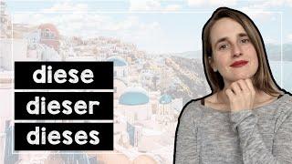 Learn German Demonstrative Pronouns: dieser, diese, dieses Explained! - A2