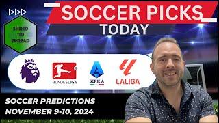 Football Predictions Today, Picks and Parlays ️ | EPL | Bundesliga | La Liga | Serie A