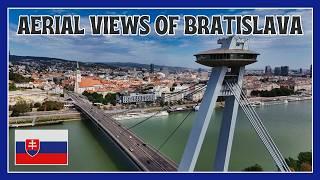 Aerial Views of Bratislava, Slovakia - 4K Drone Footage  