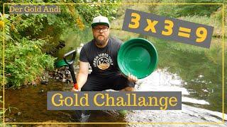 GOLD CHALLANGE 3x3=9 | Goldwaschen | Der Gold Andi