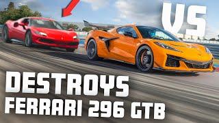 *BREAKING NEWS* 2025 CORVETTE ZR1 DESTROYS FERRARI 296 GTB! (CHEAP VS EXPENSIVE SUPER CARS)