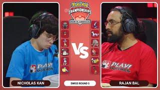 2024 NAIC #pokemonvgc  Day 1 l  Nicholas Kan VS Rajan Bal Round 5