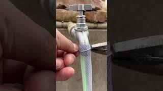 Remember this tip! How to securely clamp a hose with wire!?