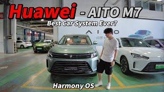 Huawei AITO M7 with Harmony OS - Electric Driven SUV｜Better Car System Than Tesla?