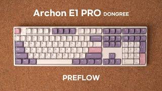 8k responsive non-contact keyboard rapid trigger  PREFLOW Archon E1 Pro Max Dongree ver