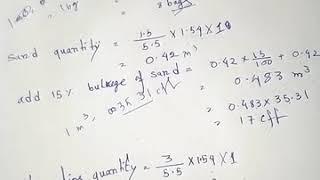 Concrete calculation for mix design