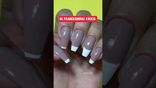 05 francesinhas super fáceis de fazer  #unhaslindas #manicure #francesinha #unhas