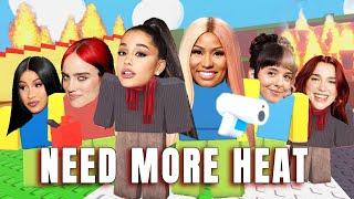 Celebrities Play NEED MORE HEAT (Roblox)