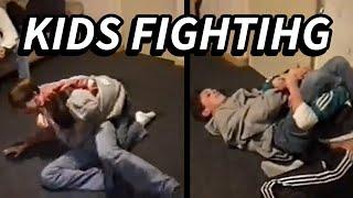 KIDS FIGHTING ! OLD FOOTAGE #fight #fighting #fightforfun #fightingkids #train #training #submission