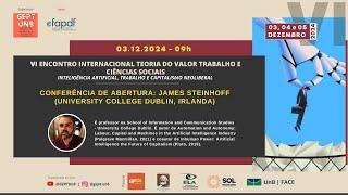 Conferência de abertura com James Steinhoff (University College Dublin)