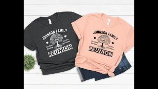   Personalized Family Reunion Matching shirts, Our Root Runs Deep Our Love Runs Deeper Family tree