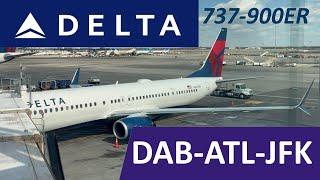 TRIP REPORT | Delta Air Lines | Economy | Boeing 737-900ER | Daytona Beach - Atlanta - New York JFK