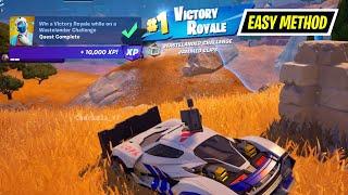 How to Win a Victory Royale while on a Wastelander Challenge Fortnite