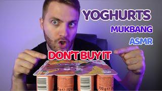  Kaufland Yoghurts I Ate For You (Don't Buy This) | Mukbang ASMR Eating Sounds