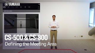 Demo: Defining the Meeting Area (Yamaha CS-800 & CS-500)