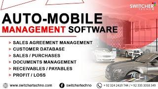 Automobile Business Software ERP - Car Showroom Software