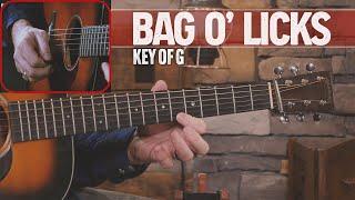 Guitar Bag O' Licks in G– 3rd Edition!