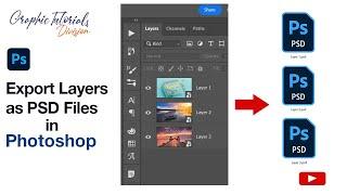 Export Layers as PSD Files in Photoshop