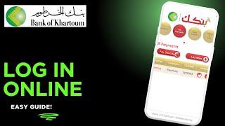 How to log in to Bank of Khartoum Online Banking in Sudan