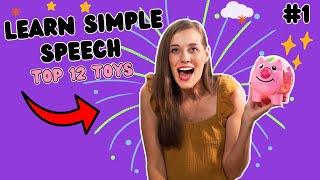 Simple Speech - Top 12 Toys for Speech Development and Baby Sign | #1 Piggy Bank