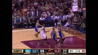 Lebron James jumps over 3 meters and breaks the glass