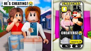 I SPIED on CHEATING ODERS in ROBLOX SNAPCHAT.. (Brookhaven RP )