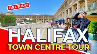 HALIFAX | Full tour of Halifax City Centre from Piece Hall to Halifax Town Hall | 4K Walking Tour