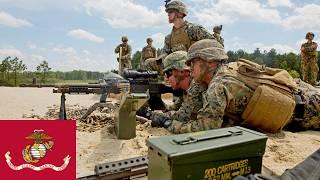 U.S. Marines during military live-fire training in Virginia.