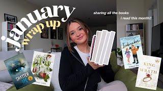 let’s talk about all the books i read in january… ️ *monthly reading wrap up*