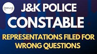 J&K Police Constable - Representations filed for Wrong Questions by @TripleSClasses