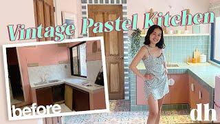 Apartment Kitchen *EXTREME* Makeover!!! // My Dream Vintage Kitchen Dollhaus EP2 // by Elle Uy