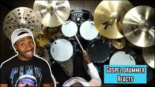 Gospel Drummer REACTS to Larnell Lewis Hears A Song Once And Plays It Perfectly