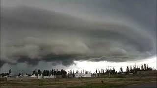 Cae granizo en Mendoza: qué son las "nubes tornificadas" que se ven en algunas zonas