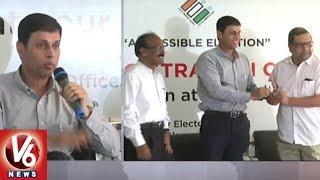 Telangana Election Commission CEO Rajat Kumar Participate In Voter Registration Campaign | V6 News