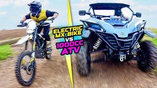 ELECTRIC DIRT BIKE vs 1000cc RACE BUGGY!