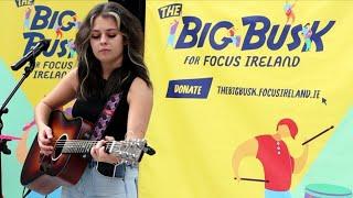 Saibh Skelly Joins The Big Busk in Dublin To End Homelessness with Focus Ireland and Today FM.