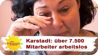 Bitterer Karstadt-Kollaps: 7500 Mitarbeiter werden arbeitslos! | SAT.1 Frühstücksfernsehen