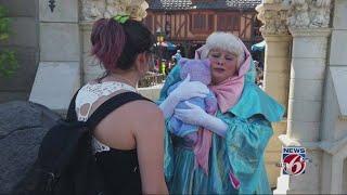 Grieving mother comforted by Disney fairy godmother