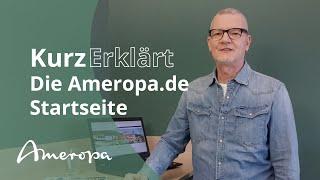 KurzErklärt – die Ameropa.de Startseite