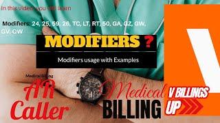 What is Modifiers in Medical billing? | AR CALLER | V BILLINGS