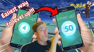 The Quickest And Easiest Way To Level Up In Pokemon Go!!!