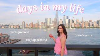 NYC VLOG  covergirl event, met museum, book club, content creation + more
