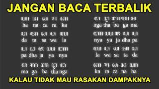 SUDAH DIANGGAP SAMPAH..!! Aksara Hanacaraka Jika Dibaca Terbalik, Bisa Berdampak Besar