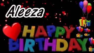 Aleeza Happy Birthday Song With Name | Aleeza Happy Birthday Song | Happy Birthday Song